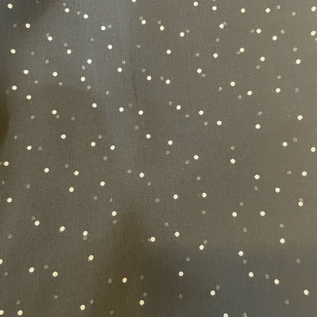 A New Day  Black and White Polka Dot Midi Skirt - Image 2