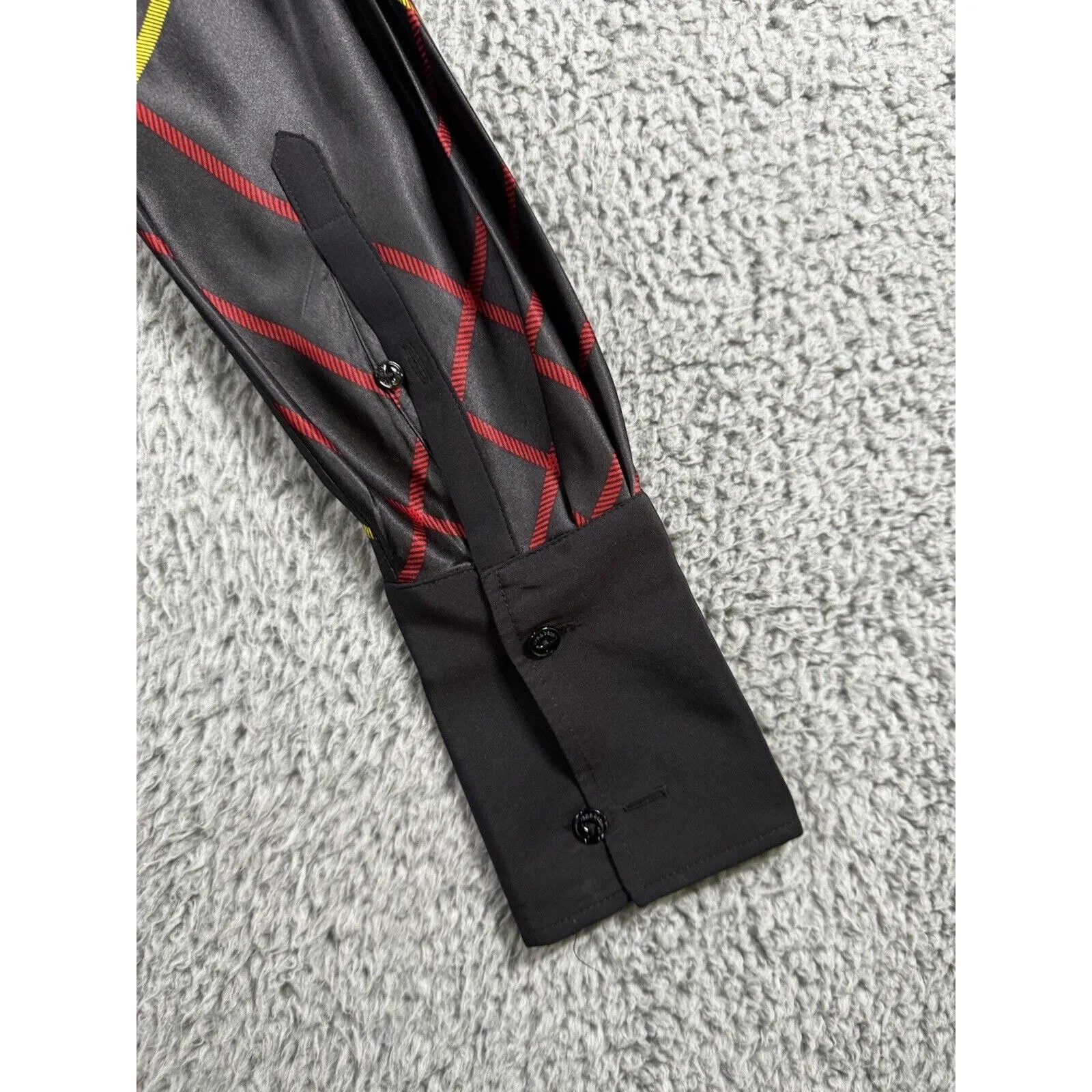 Rag & Bone Shirt Women XXS Silk Button Up‎ Long Sleeve Blouse Black - Image 11