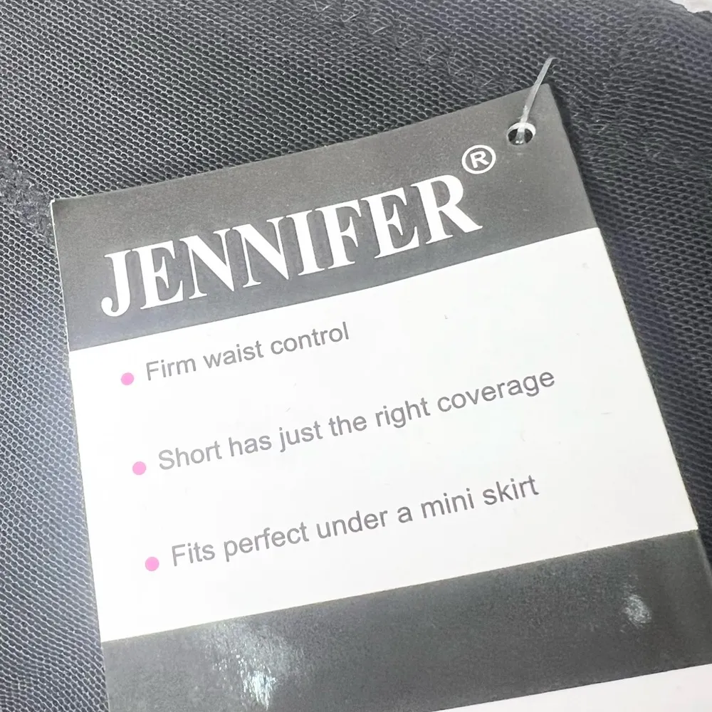 NWT Jennifer Lingerie Black Lace Trim Butt Lifter Butt Shaper Shorts Size Large - Image 5