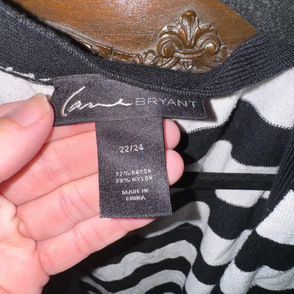 Lane Bryant Monochrome Striped Sweater - Image 3