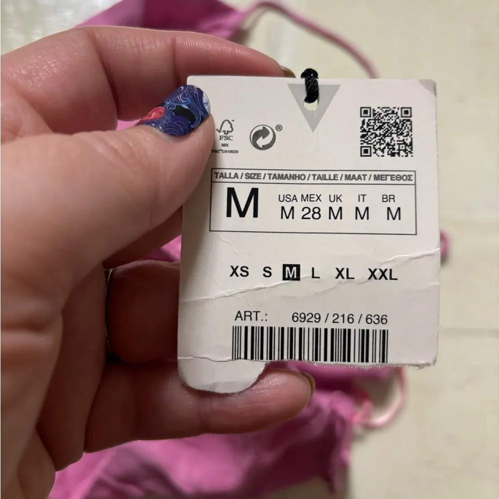 Zara Cropped Keyhole Tank Size Medium Top New NWT Straps - Image 4