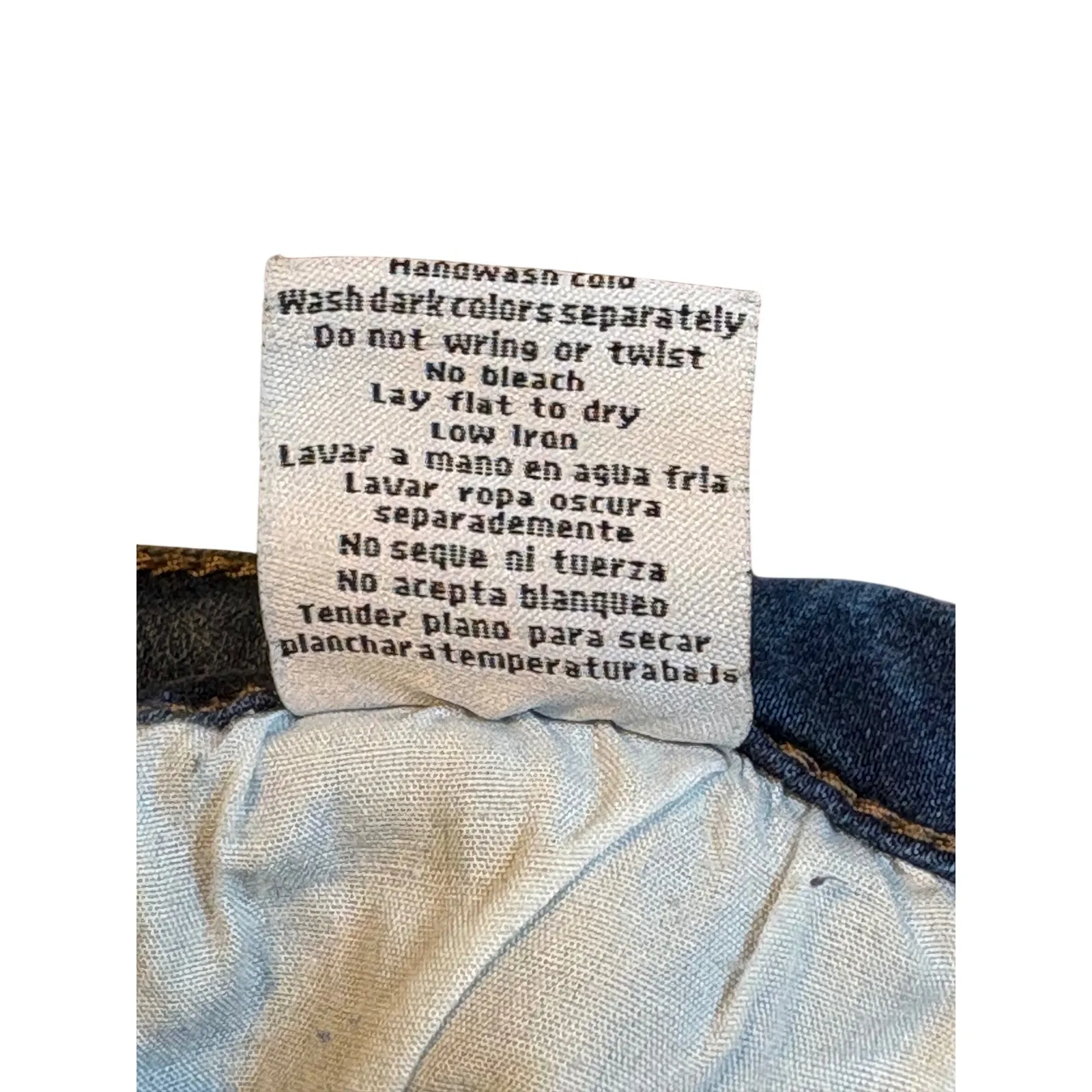 Judy Blue Crop Flare Fit Jeans Distressed Frayed Hem Blue Denim Size 5 (27) - Image 13