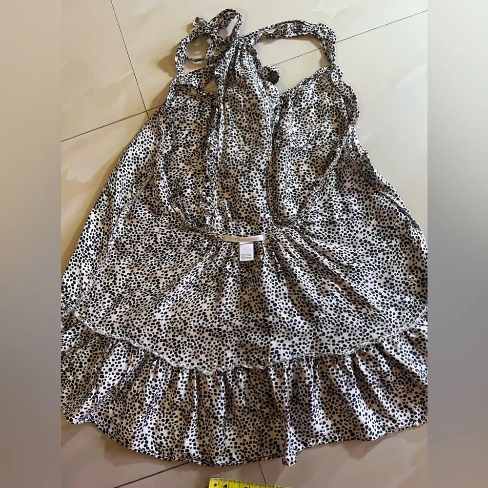 Victorias Secret Leopard Camisole Sleep CamiSleep Cami Silk And Viscoses Size XS - Image 4