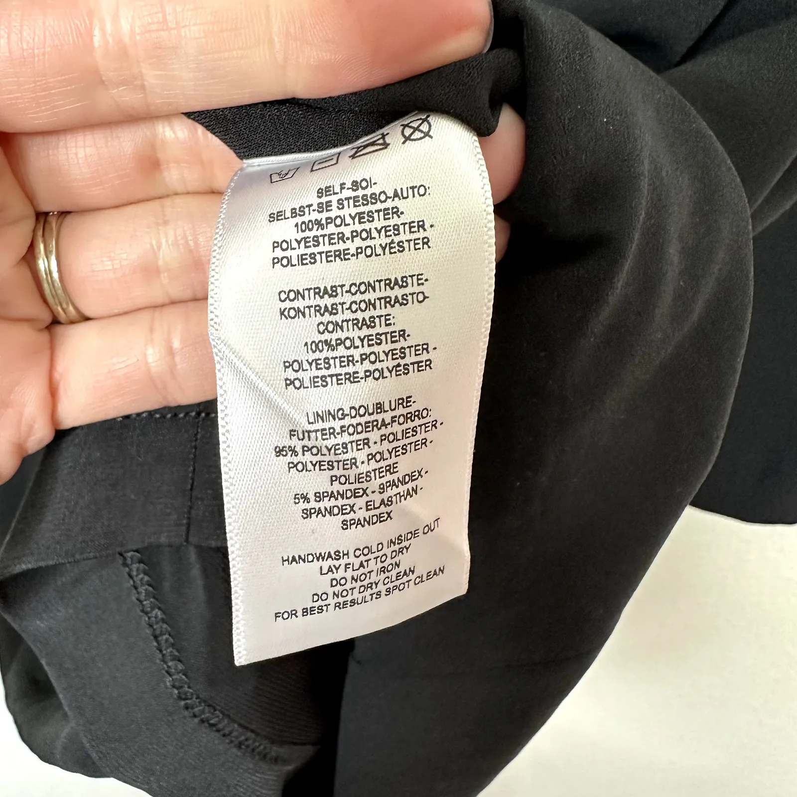 Helsi NWT Josephine Black Gold Crystal Rope Asymmetric Long Sleeve Mini Dress - Image 8