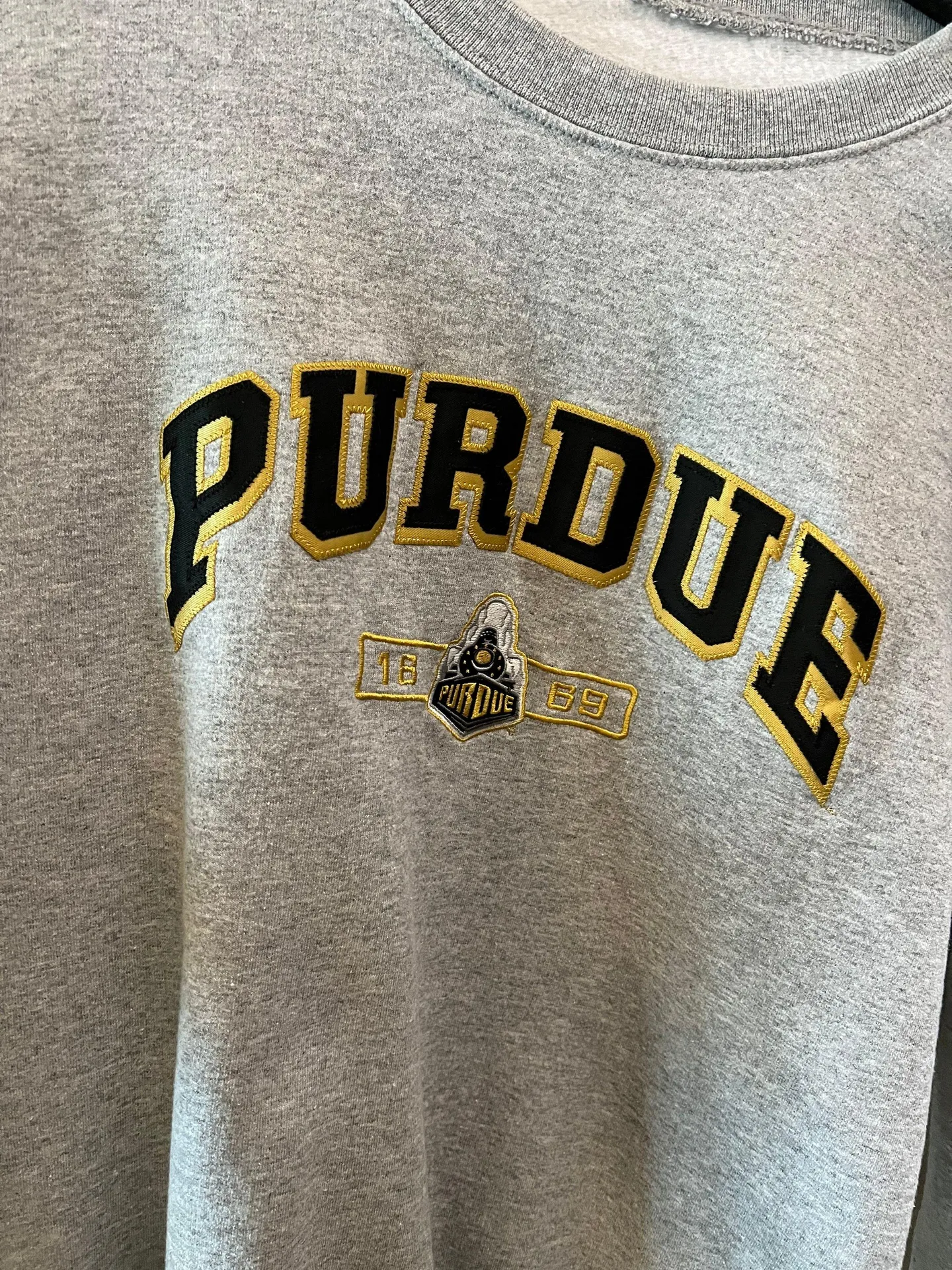 purdue sweatshirt Gray Size L - Image 2