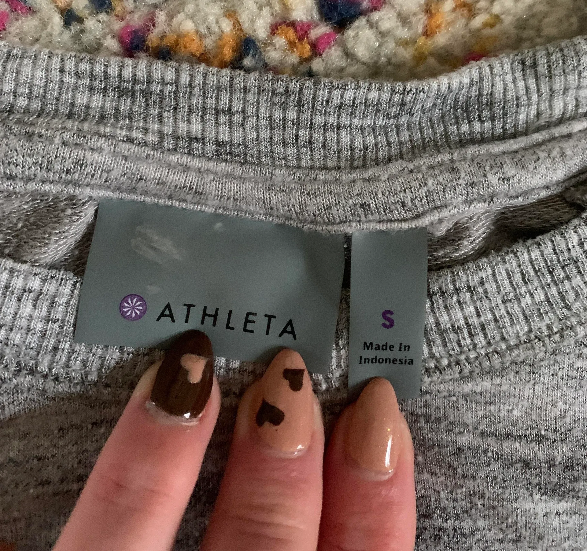 Athleta grey crewneck - Image 2