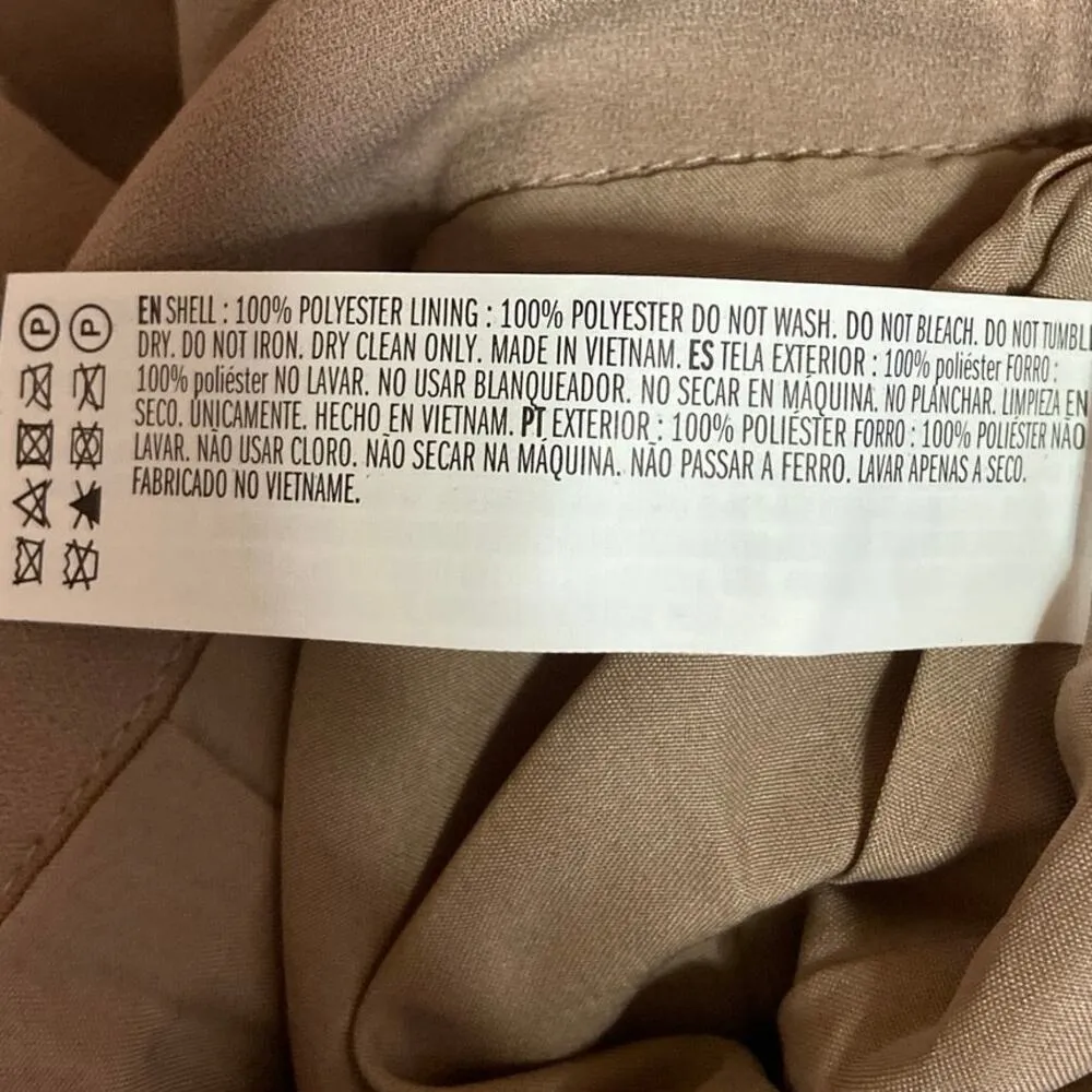 Forever 21 Women's Beige Pull On Active Wear Running Mini Wrap Front Skort Sz M - Image 7