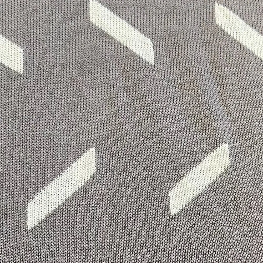 Callahan Knit Wear Low Back Sleeveless Dress Stretch Sweater Fabric Size Small Gray - Image 9