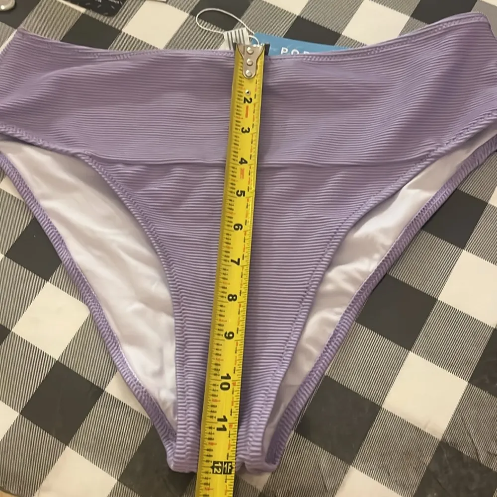 New Popvil Women’s Lavender Bikini Bottoms Size Large NWT Purple - Image 10