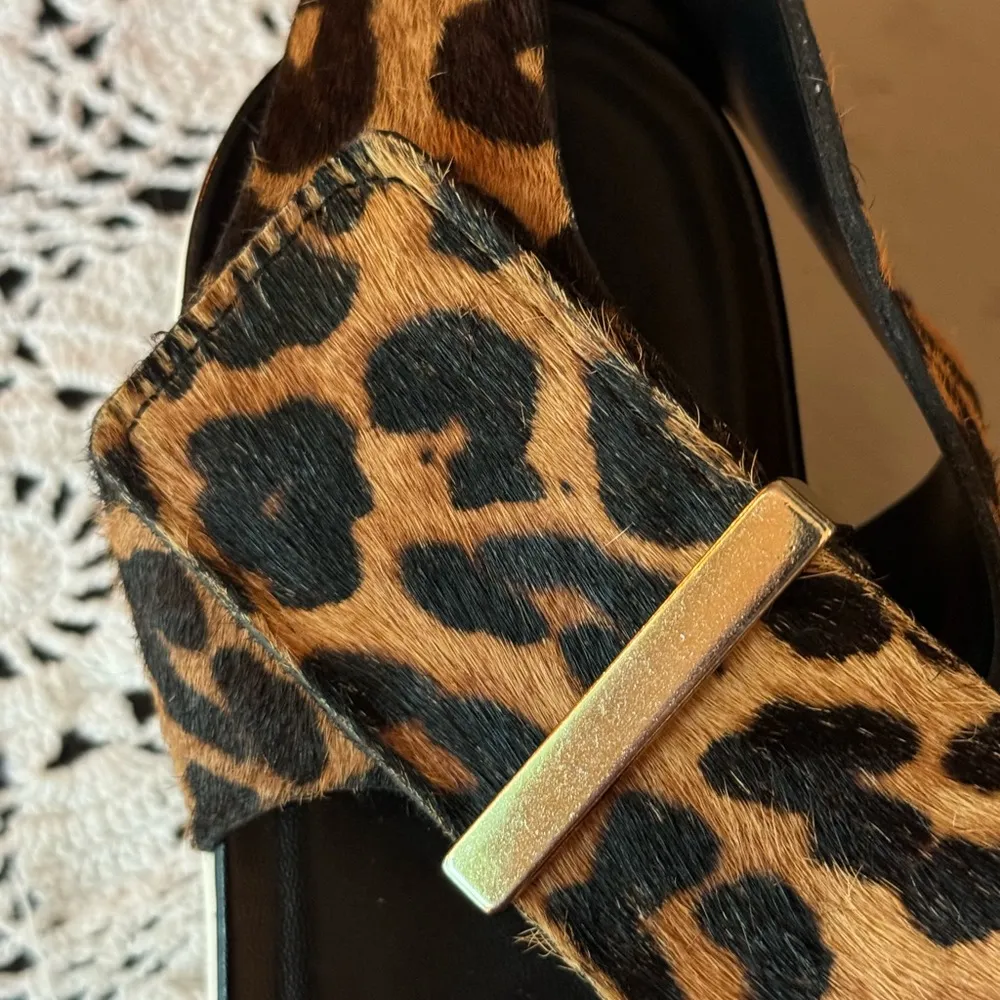 horse hair platform sandals - Image 3