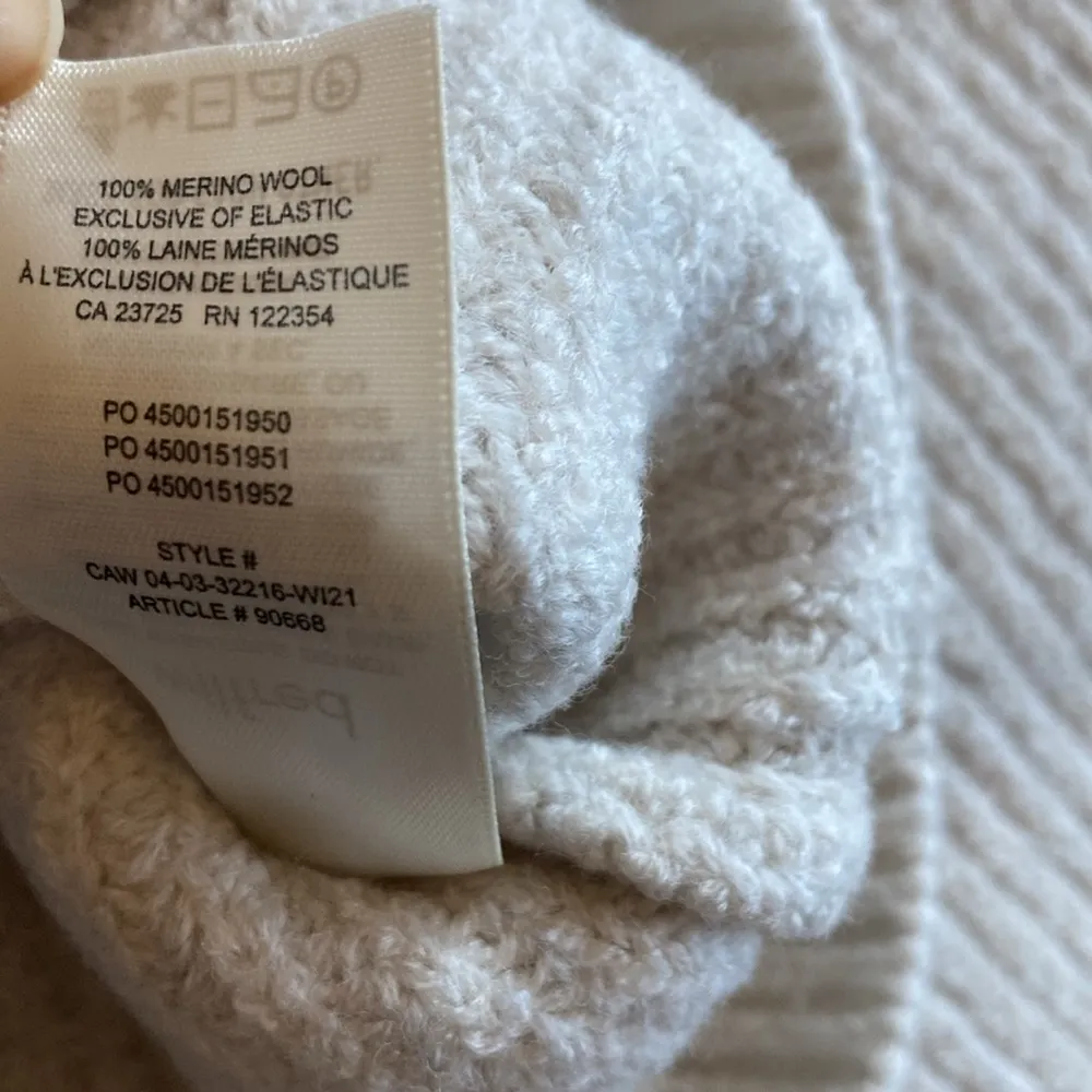 Wilfred Cropped Merino Wool Sweater. Size L. NWOT - Image 7