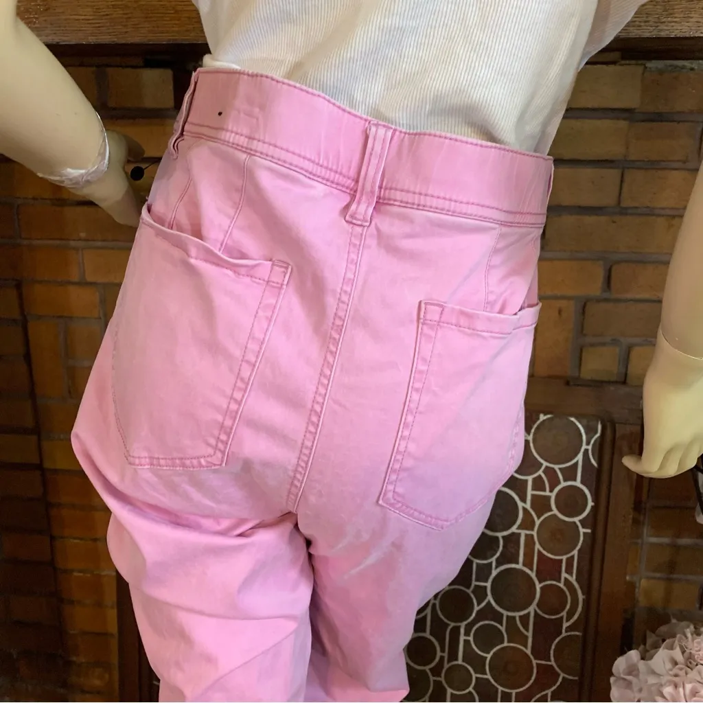 LANE BRYANT ORCHID PINK SKINNY LEG CORSET HEM PANTS (18) - Image 9