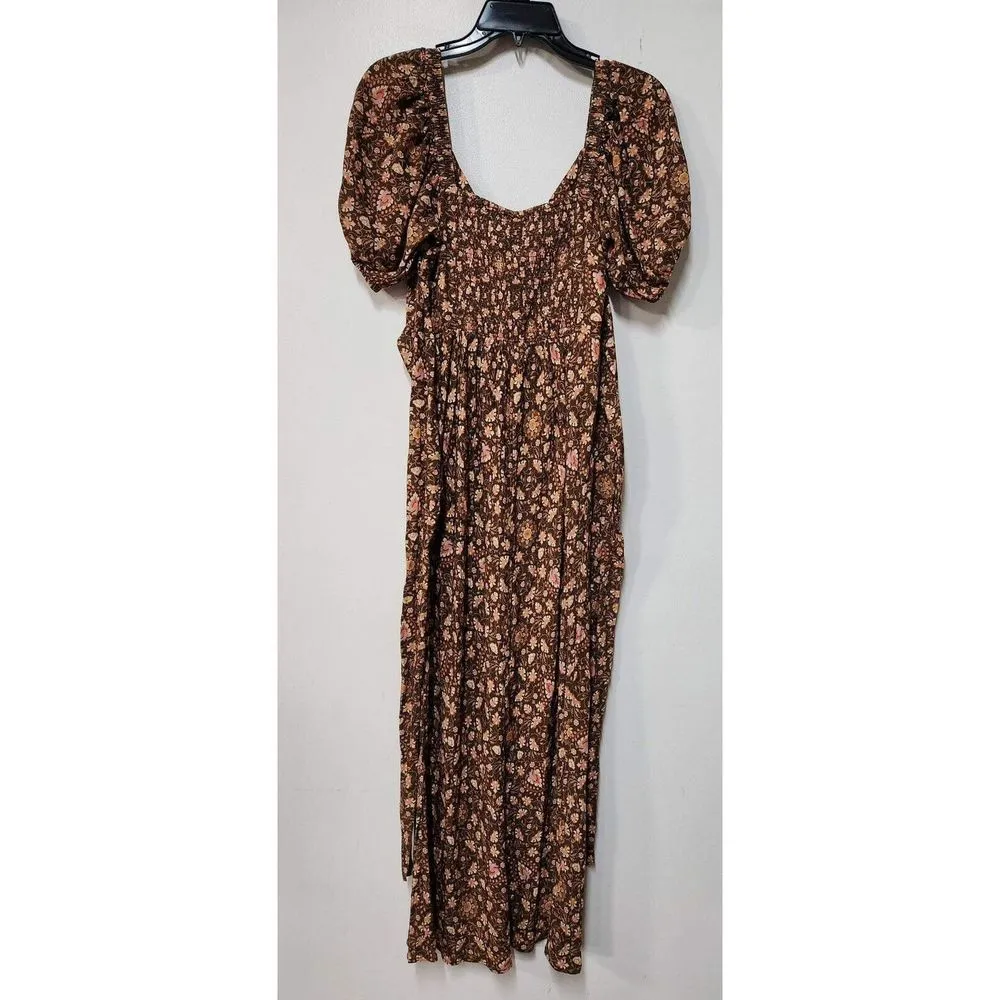 Free People x Spell Madame Peacock Sweetheart Maxi Dress Size S - Image 7