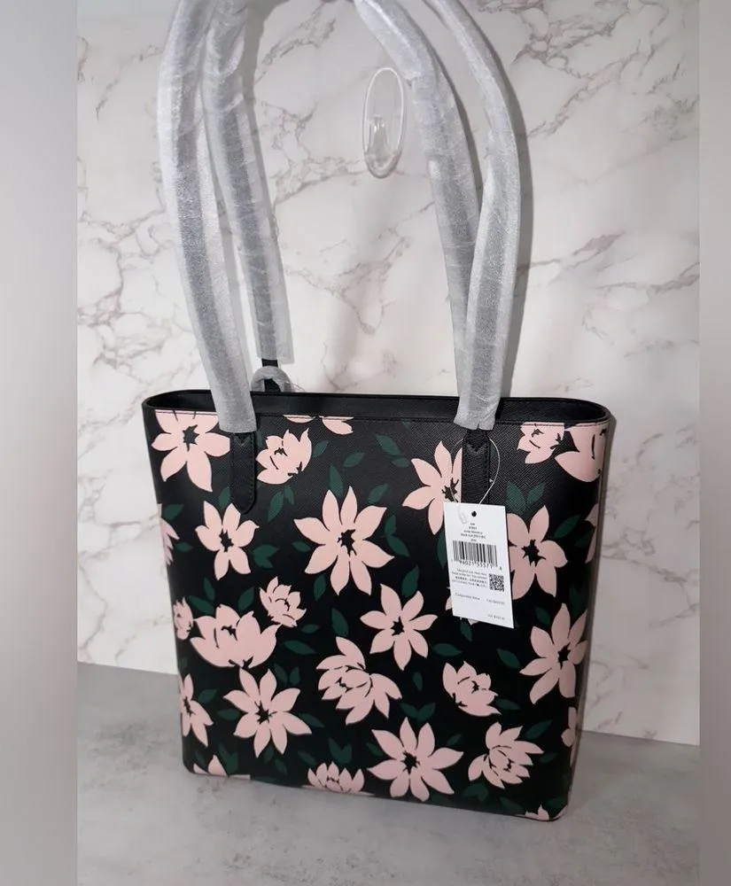 Kate Spade K1863 Jana Winter Blooms Medium Tote Handbag Shoulder Bag - Image 2