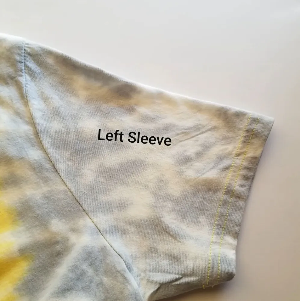 Double Zero Tie Dye Short Sleeve Tee / Yellow - Image 6
