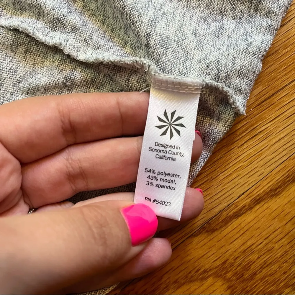 Athleta Pose Cardigan Sweater Lightweight Heathered gray size XXS - Image 6