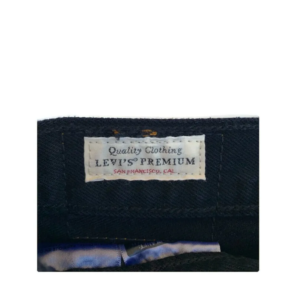 Premium 501 Distressed Black Denim Shorts - Image 6
