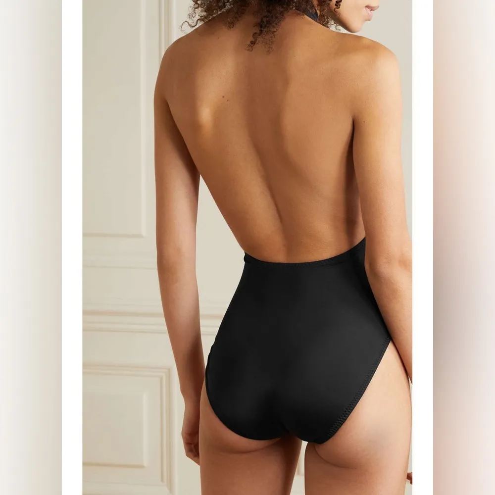 NORMA KAMALI halter neck Low Back swimsuit, Black, Small, BRAND NEW, $160 - Image 2