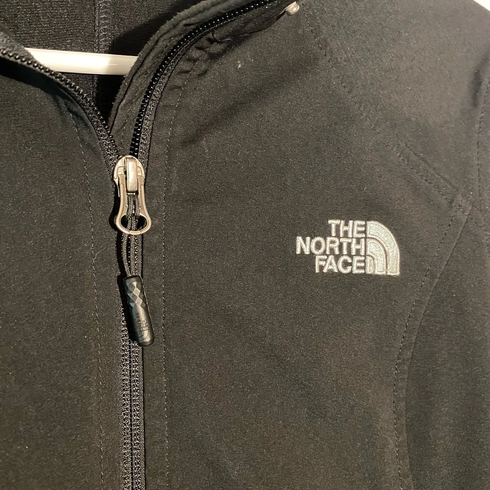 The North Face Black Polartec Zip-Up Jacket Polarfleece Women's size Small - Image 6