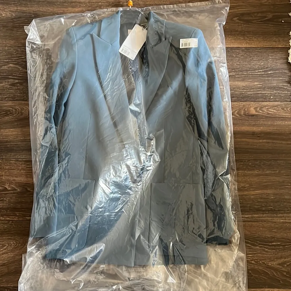 Blazer Visko Crêpe Jacket - bleu de gris - Image 2