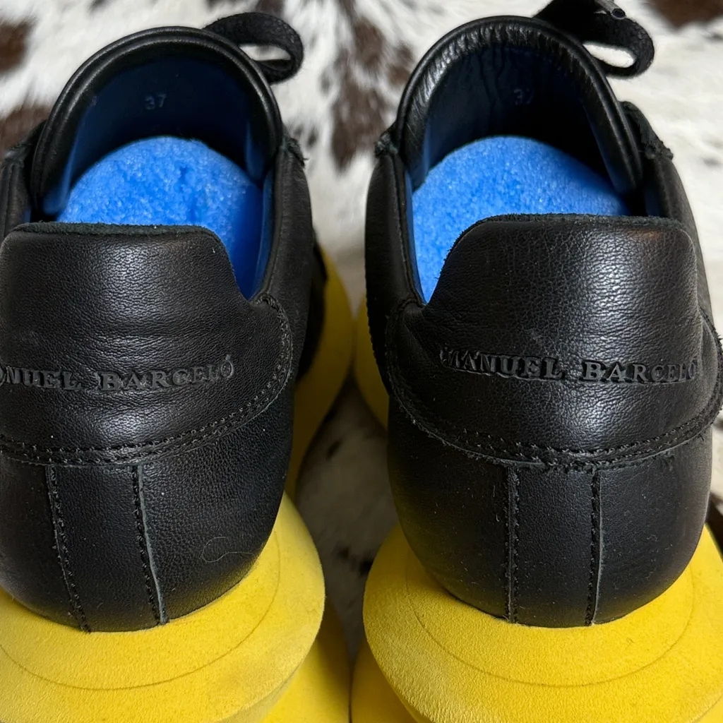 Paloma Barcelo Agnete Wedge Sneaker B15 Black Size 7 - Image 6