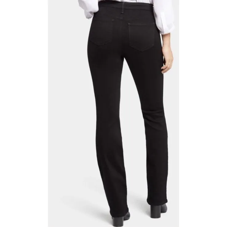 NYDJ Women's Barbara Bootcut Jeans Midrise Non Ripped Black Size 2 #761 - Image 5