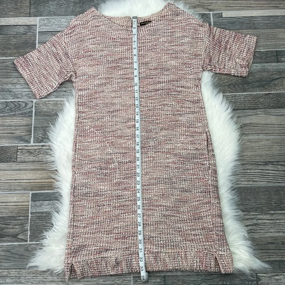 Massimo Dutti Knit Woven Mini Dress - Image 8
