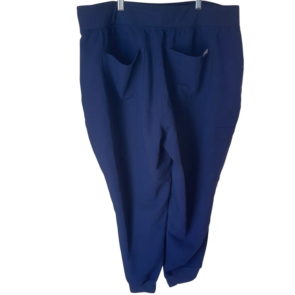 FIGS  Technical Collection Navy Jogger Scrub‎ Pants XXL Petite - Image 2