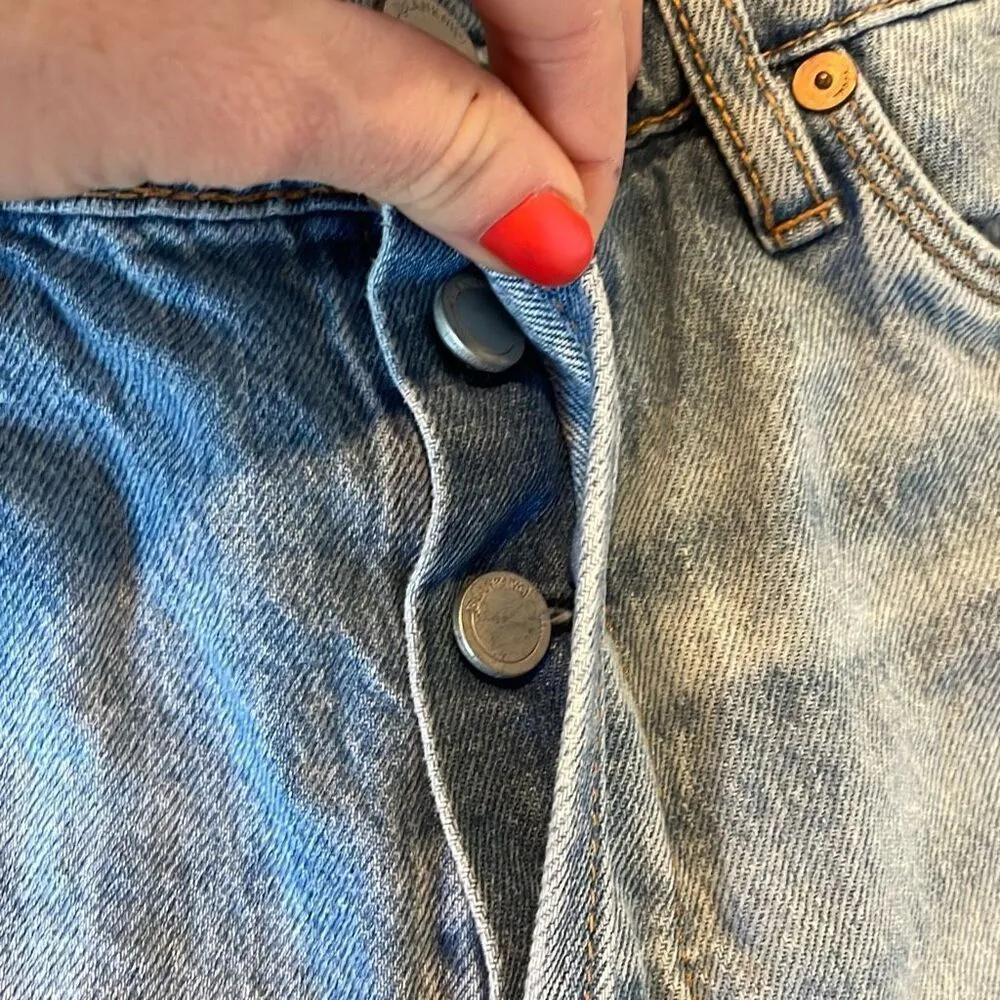 Blank NYC The Baxter ribcage straight distressed knee jeans 28 - Image 9