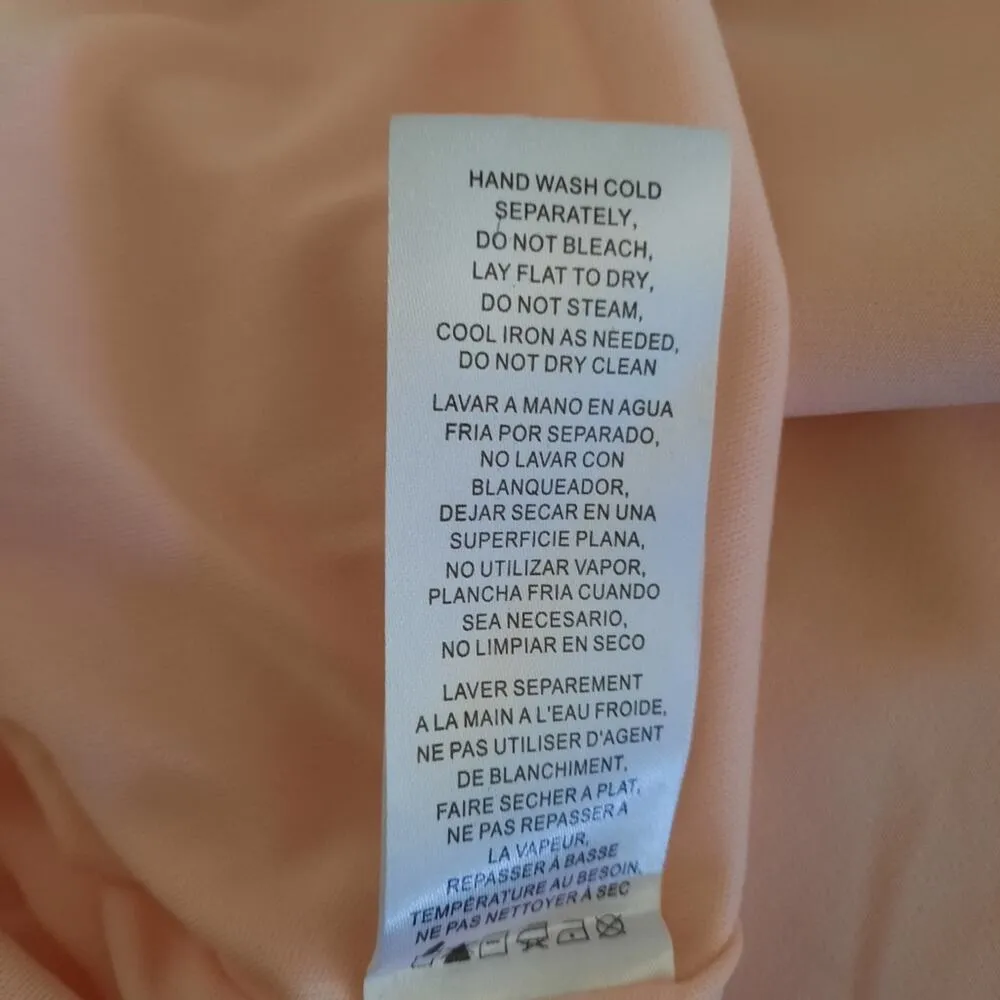 Marina Dress Women's Size 4 Pink Sleeveless Beaded Collar Formal Cocktail Party - Image 8