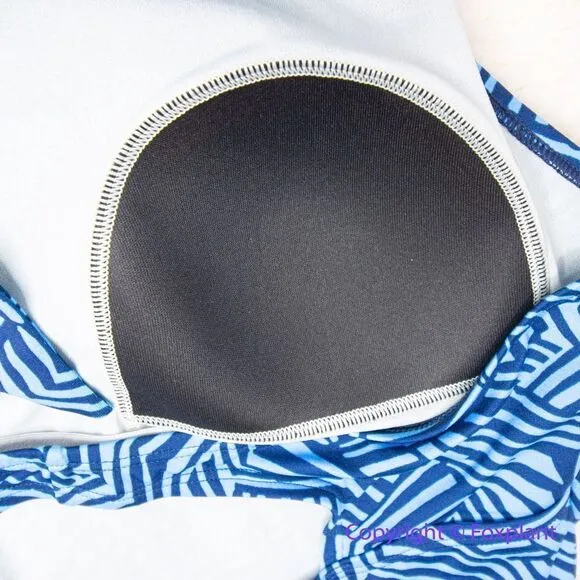 NEW‎ Speedo Print High Neck One Piece Women's Recreational swimsuit,  18 - Image 9