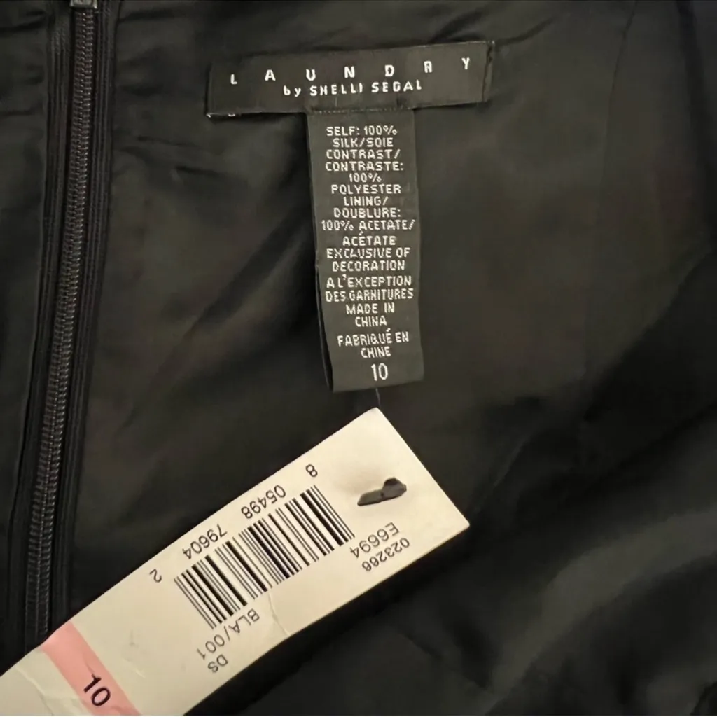 Laundry By Shelli Segal Navy Strapless Dress - Image 9