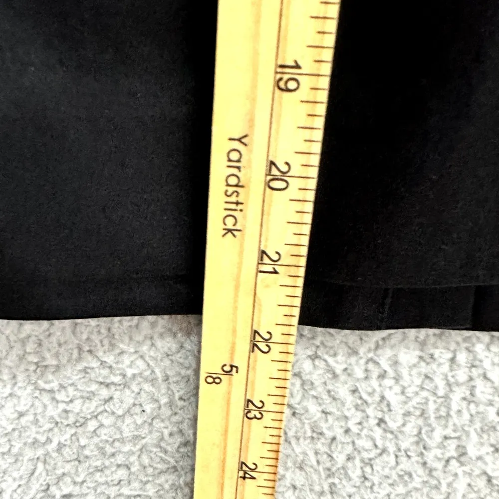 Dana Buchman Skirt Women 2P Silk Black Midi Career Office Quiet Luxury Classic - Image 5