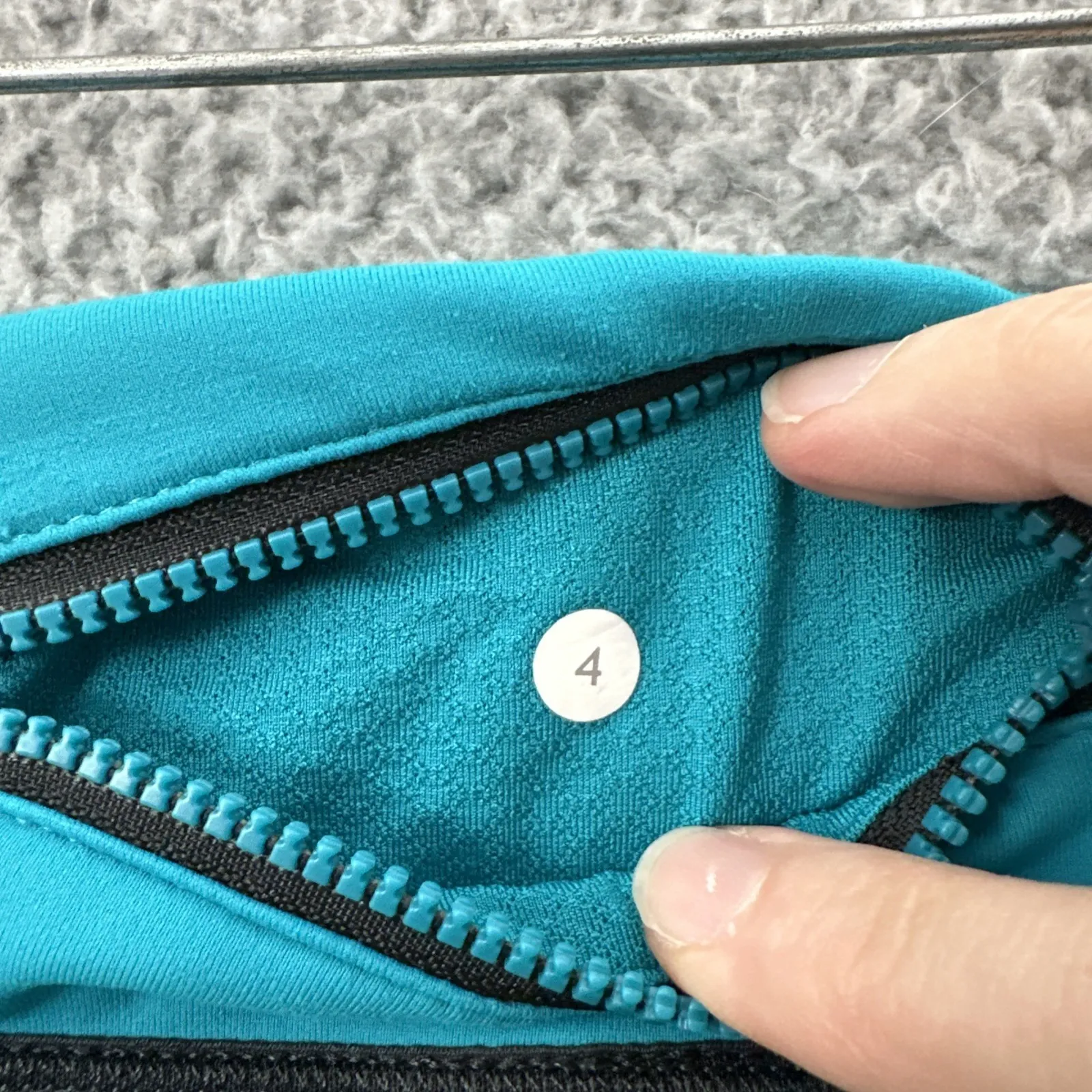 Lululemon Run Reflection Skirt Skort Oasis Aqua Blue Tennis Athletic Women's 4 - Image 8