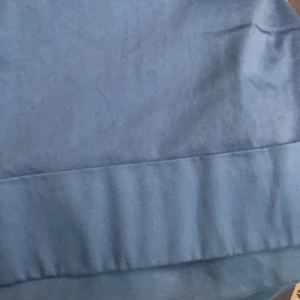 2/$30 WHBM indigo high sheen satin shorts cuffed 4 - Image 8