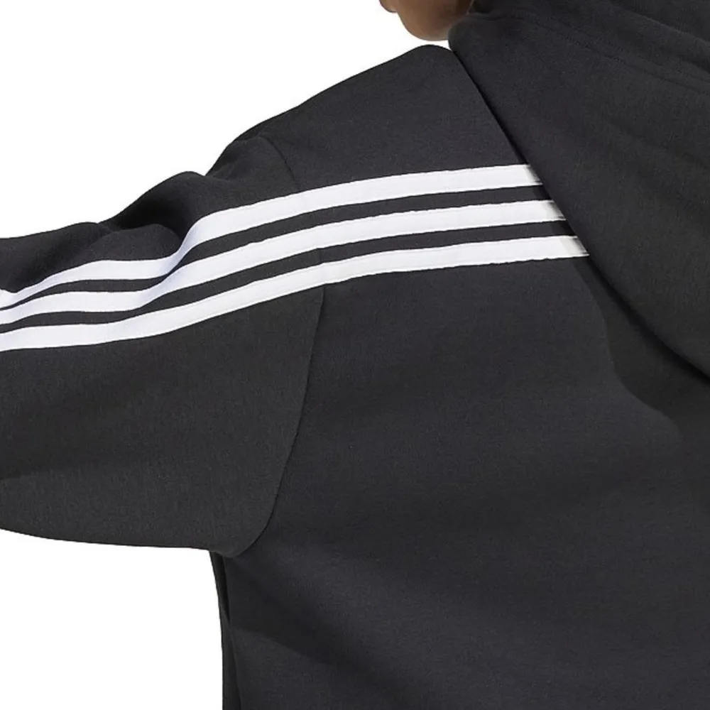Women's adidas Future Icons 3-Stripe Sleeve Drawstring Hoodie. - Image 3