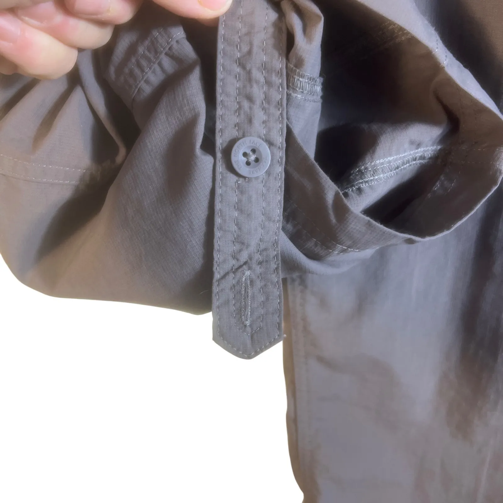 The North‎ Face Women's Nylon Outdoor Hiking Pants Gray Drawstring Pockets  8 - Image 5