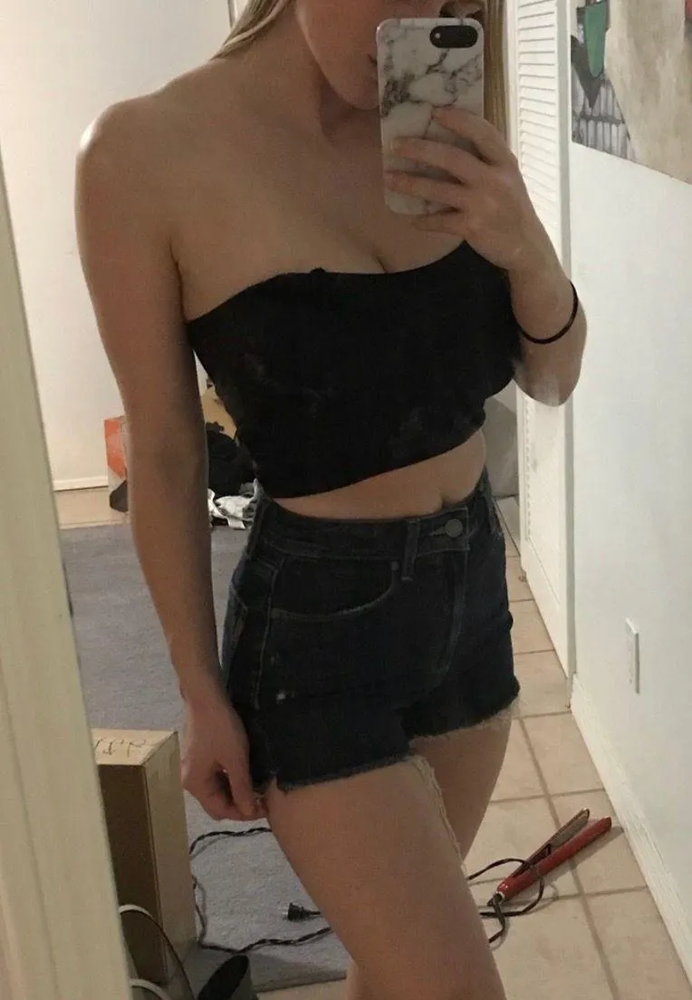 “Margot” high rise denim Shorts - Image 2