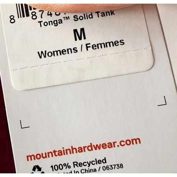 Mountain Hardwear Tank Top Women Size M -Fuchsia Pink Tonga Cross New With‎ Tags - Image 7