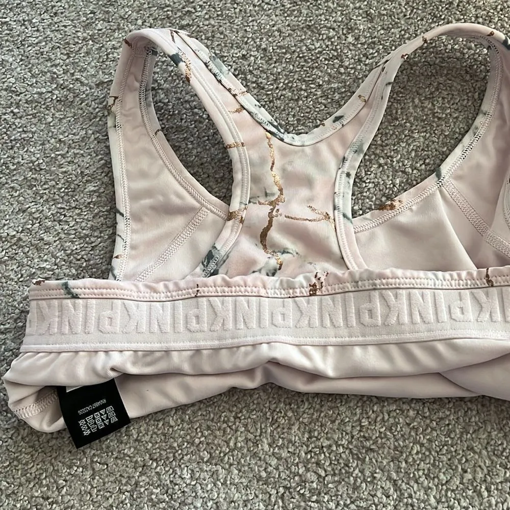 PINK Victoria’s Secret Ultimate Pink marbled Sports bra - Image 5