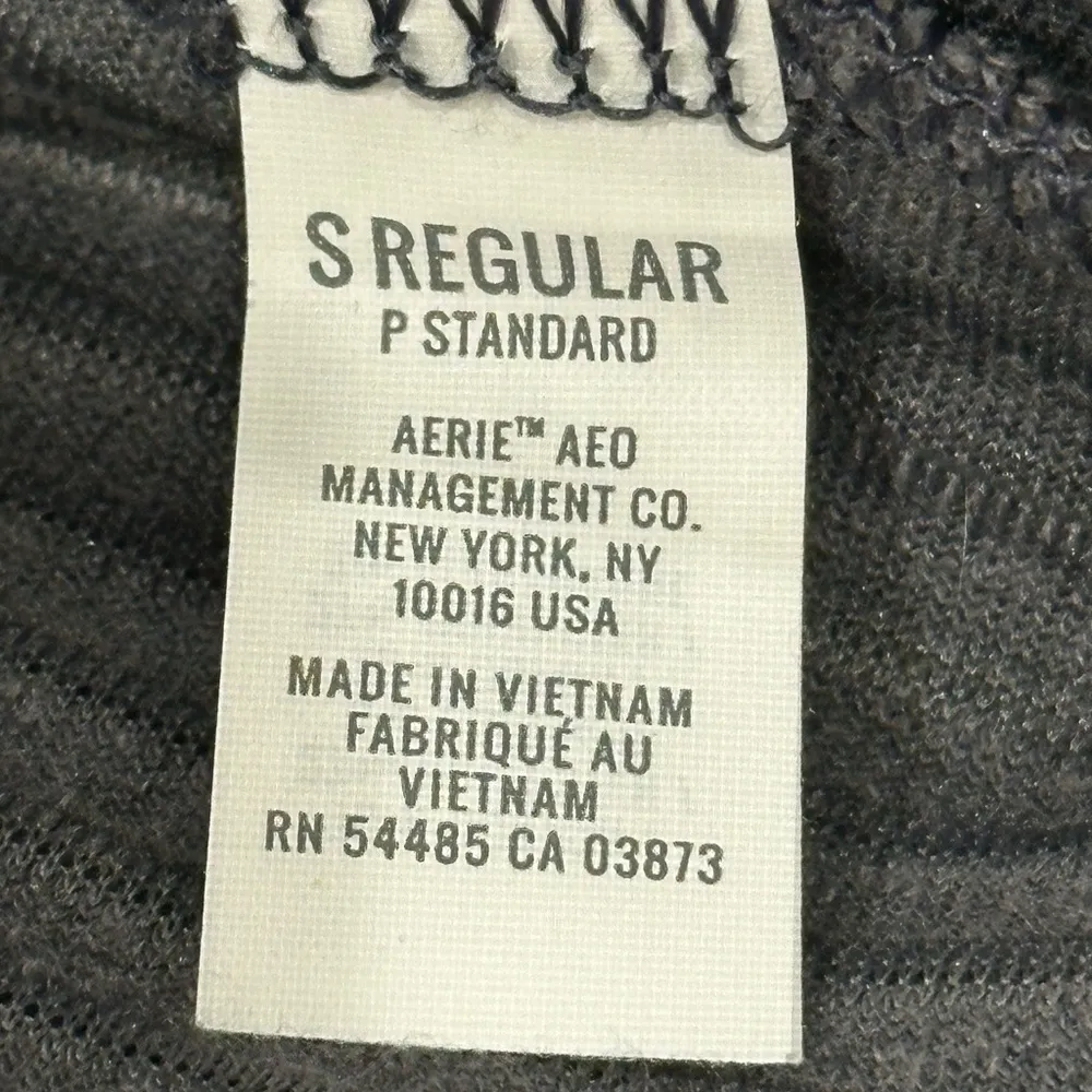 Aerie Groove On Flared Pants Velvet Ribbed High Rise Gray Small New Lounge Boho - Image 11