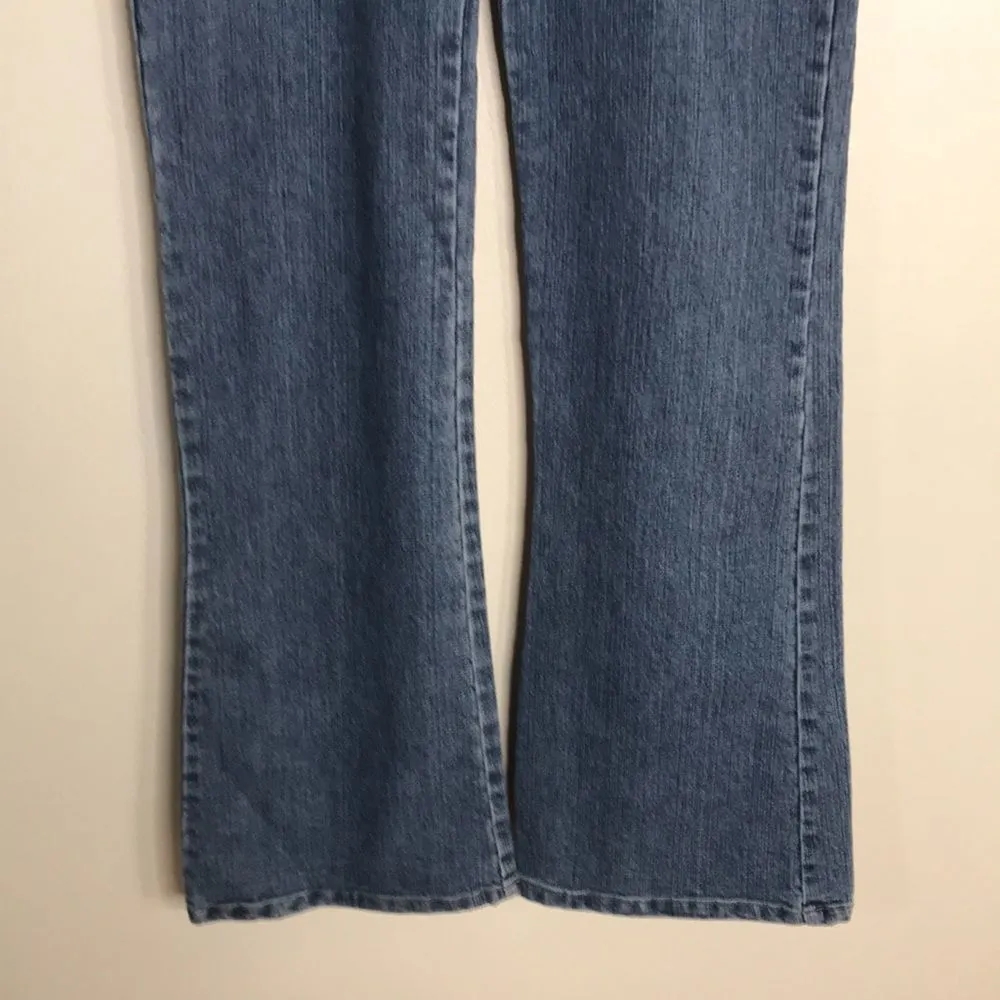 Vtg playboy 90s ladies bootcut low rise denim jeans size 5 - Image 4