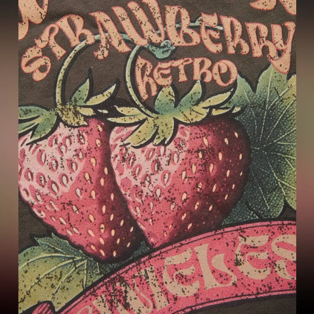 Cider “Sweet as Strawberry” Retro Graphic Tee - Image 3