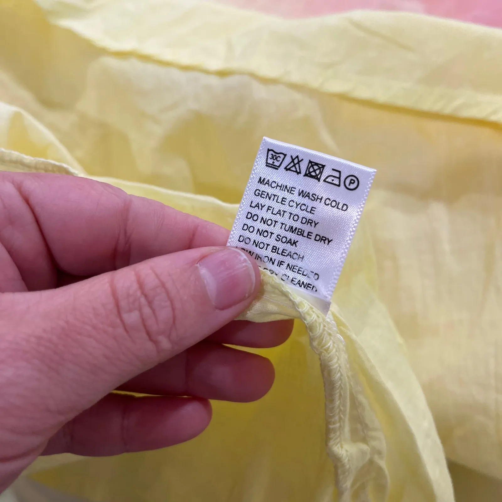 Ivy City Pastel Ombre Tiered Maxi Wrap Dress Cottagecore Spring Dress Sz S/M Pink - Image 10