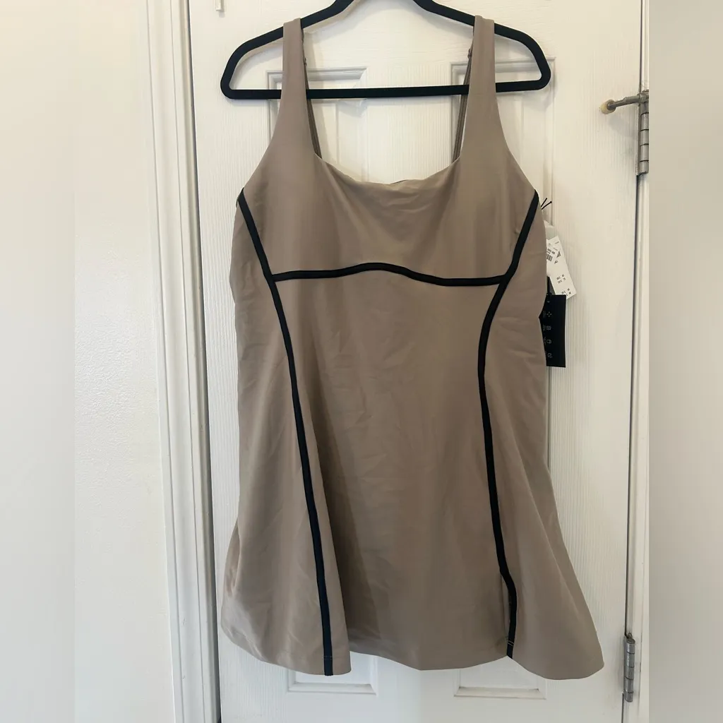 NWT Abercrombie YPB sculptLUX Mini Dress, Oat. Women’s size XL. - Image 2