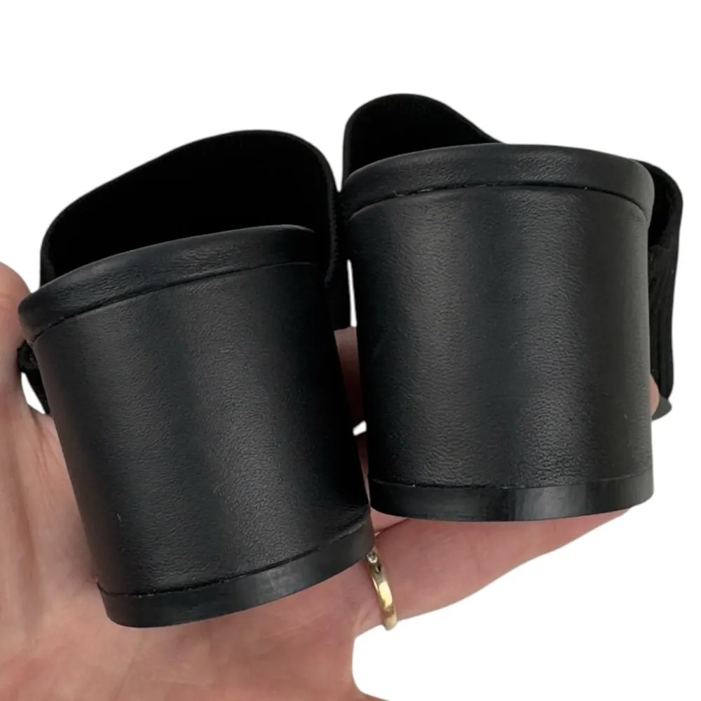 Everlane The Glove Mule in ReKnit Womens Size 7 Knit Fabric Black Block Heel - Image 13