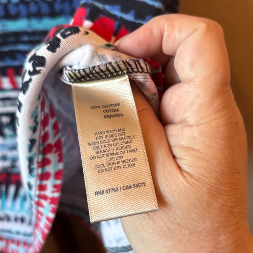 Rafaella Multicolor Patterned Tank Top xl - Image 4