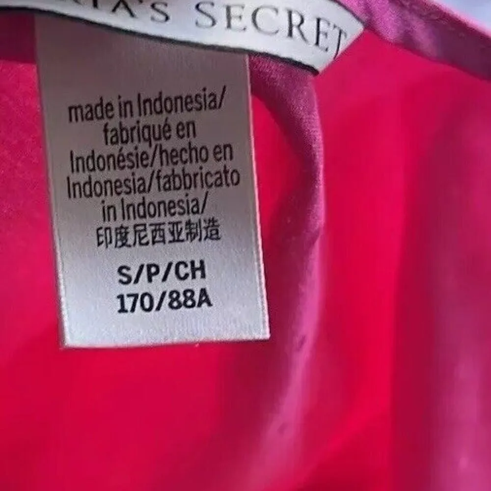 Vintage Victoria Secret Polka Dot Pink Cami Top Side Ties Western Coquette S - Image 8