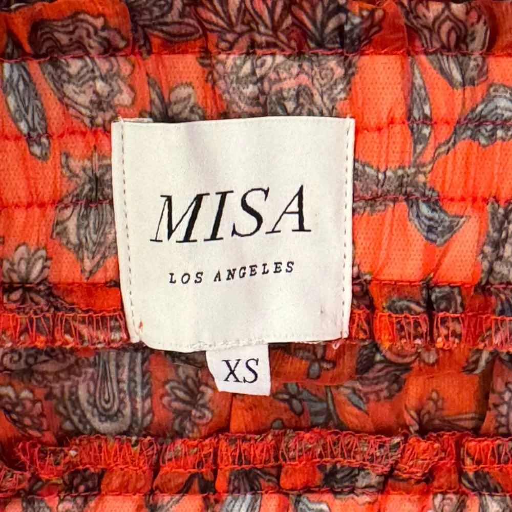 NWOT Misa - Marion Skirt in Orange Aranciatta Paisley SIZE XS - Image 4