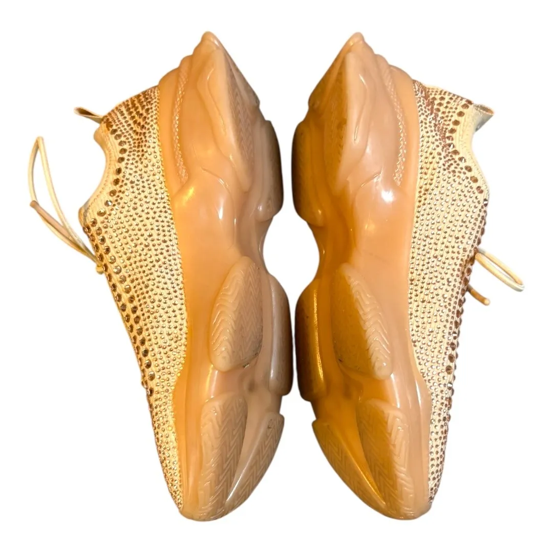 Steve‎ Madden Motivated Rhinestone Embellished Sneakers Blush Women Size 8.5M - Image 7